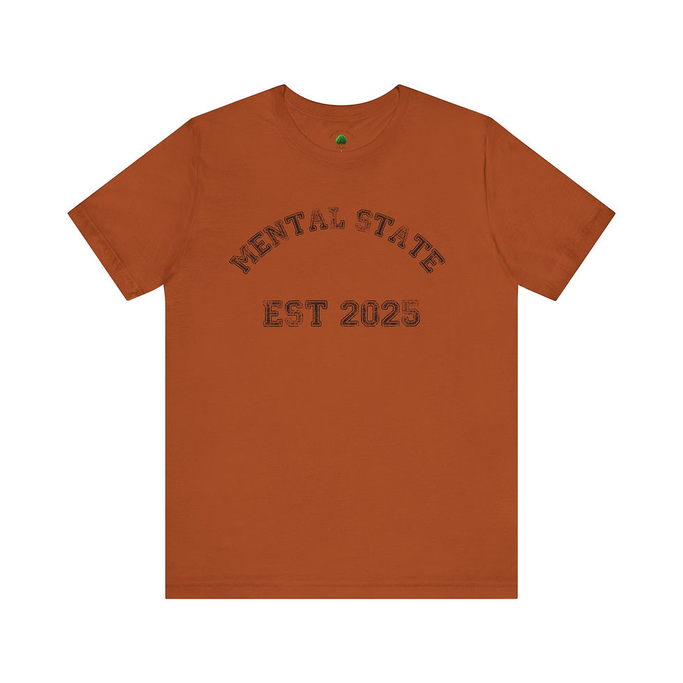 Thumbnail: Mental State Unisex Jersey Tee, Casual Wear for Mental Health Awareness