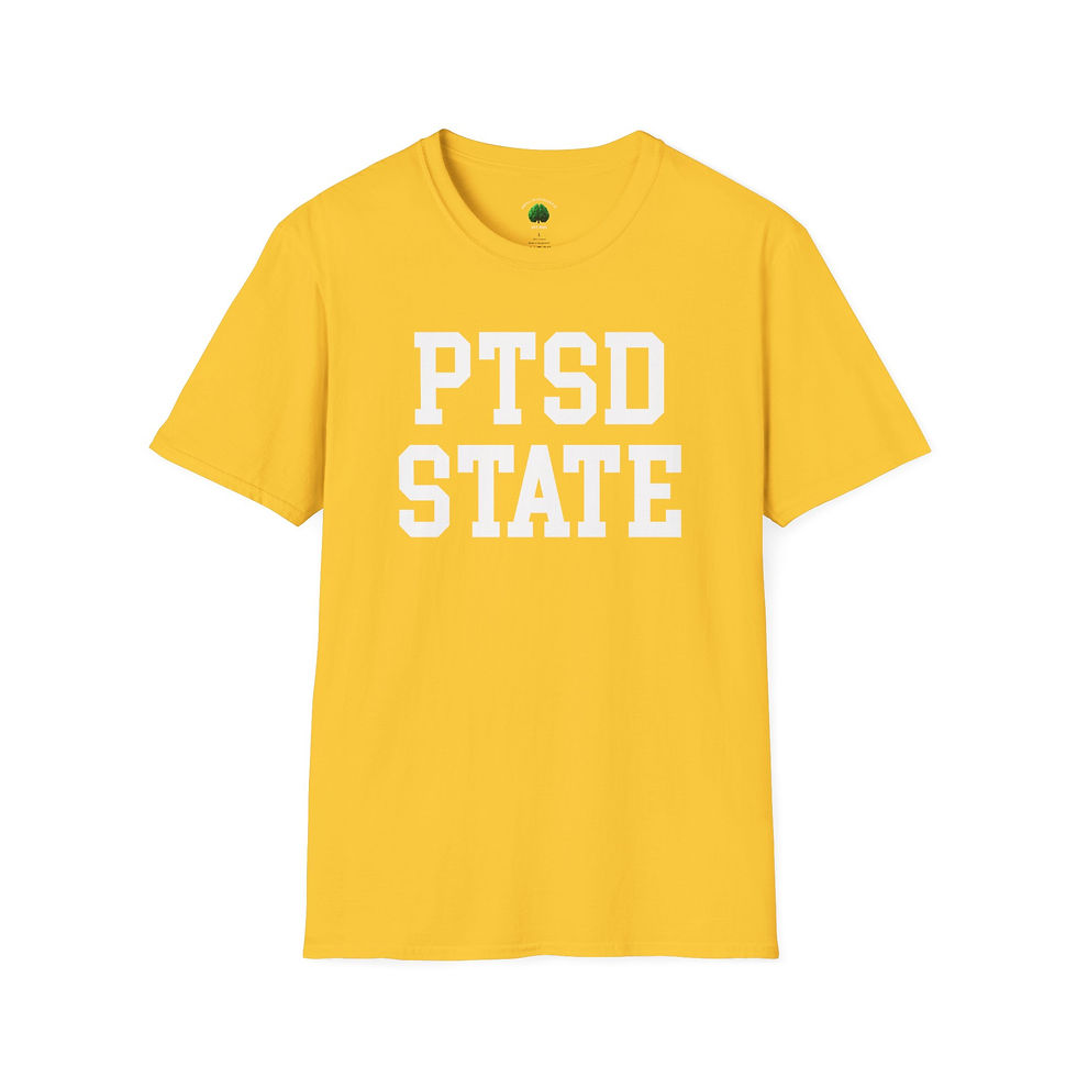 Thumbnail: PTSD State Unisex Softstyle T-Shirt Mental Health Awareness