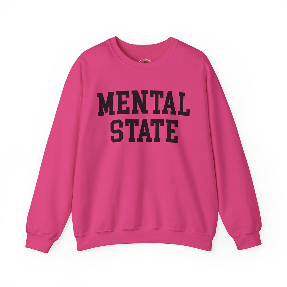 Thumbnail: Mental State Unisex Crewneck Sweatshirt for Mental Health Awareness