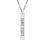 Thumbnail: Panic State Vertical Bar Necklace  for Mental Health Awareness