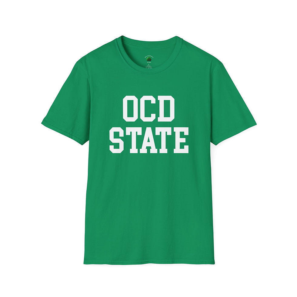 Thumbnail: OCD State Unisex Softstyle T-Shirt Mental Health Awareness