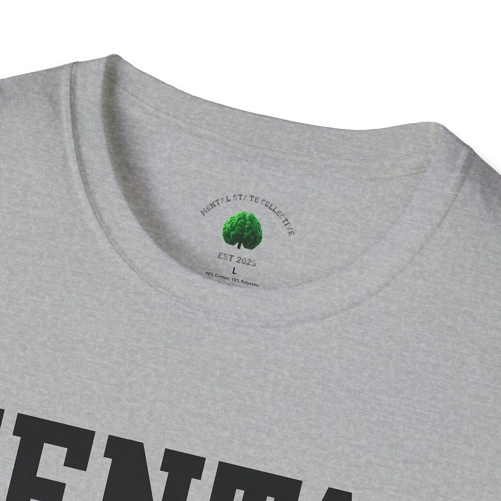 Thumbnail: Mental State Unisex Softstyle T-Shirt Mental Health Awareness 