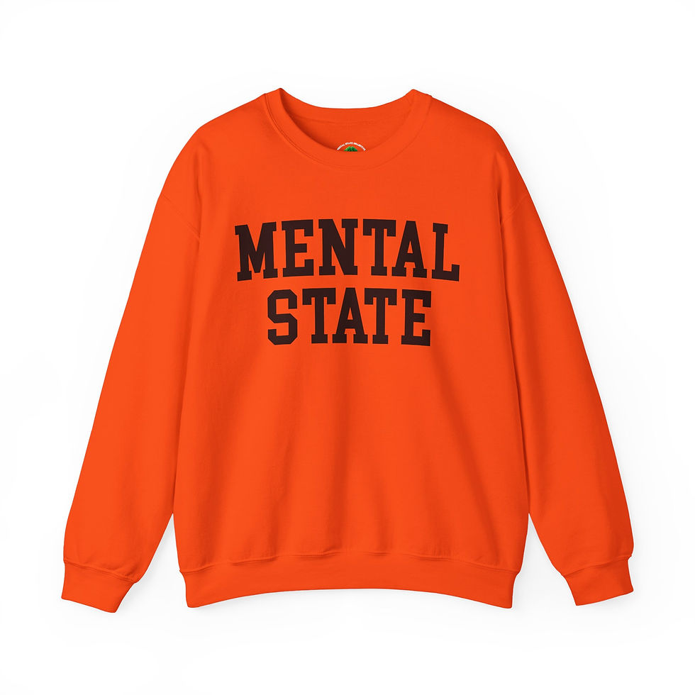 Thumbnail: Mental State Unisex Crewneck Sweatshirt for Mental Health Awareness