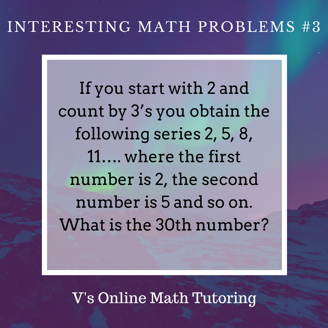 Math Problem for grades 4-6