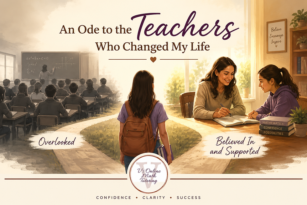 Teachers Who Changed My Life