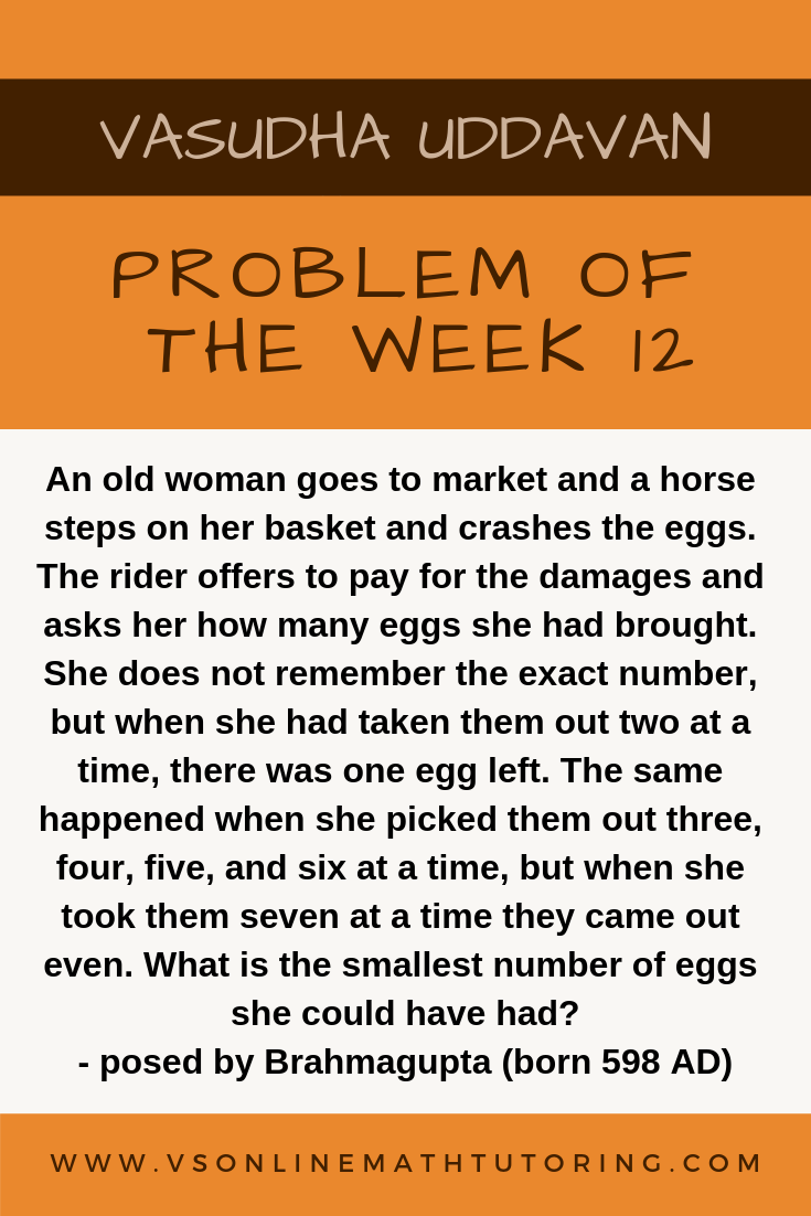 Problem of the Week - 12