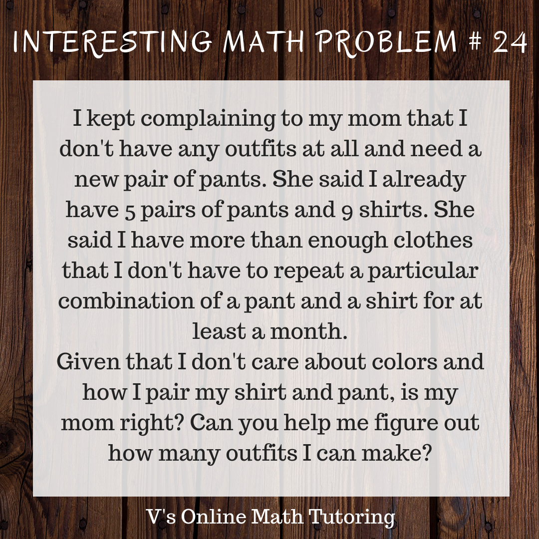 Math Problem for grades 6-8