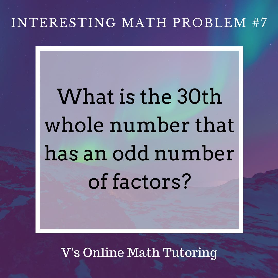 Math Problem for grades 6-8