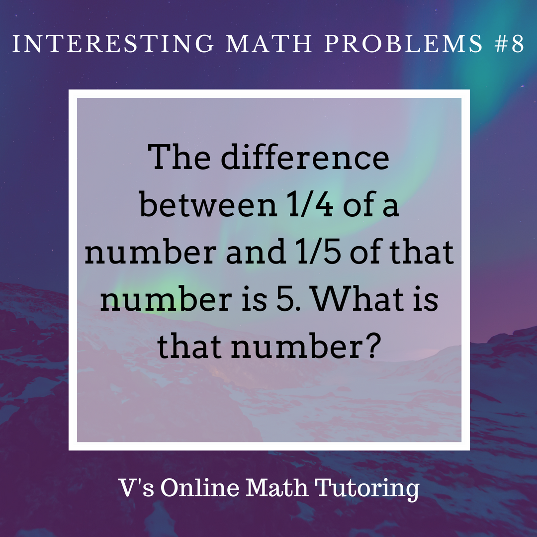 Math Problem for grades 4-6
