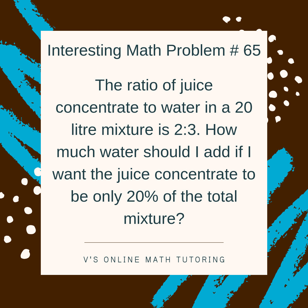 Math Enrichment for grades 6-8