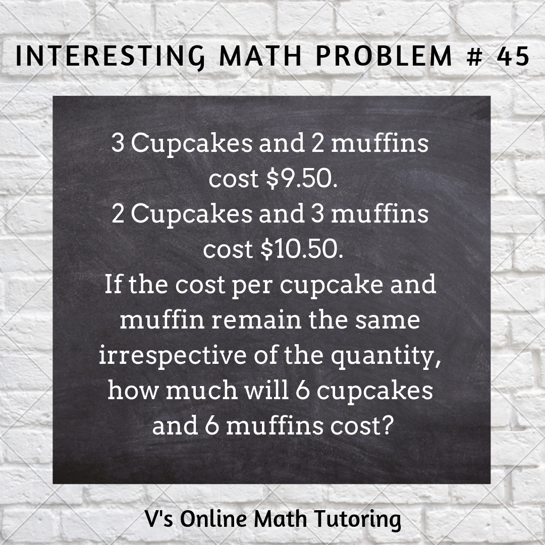Math Problem for grades 6-8