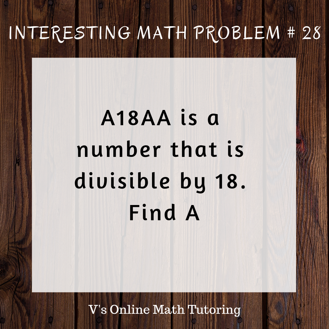 Math Problem for grades 4-8