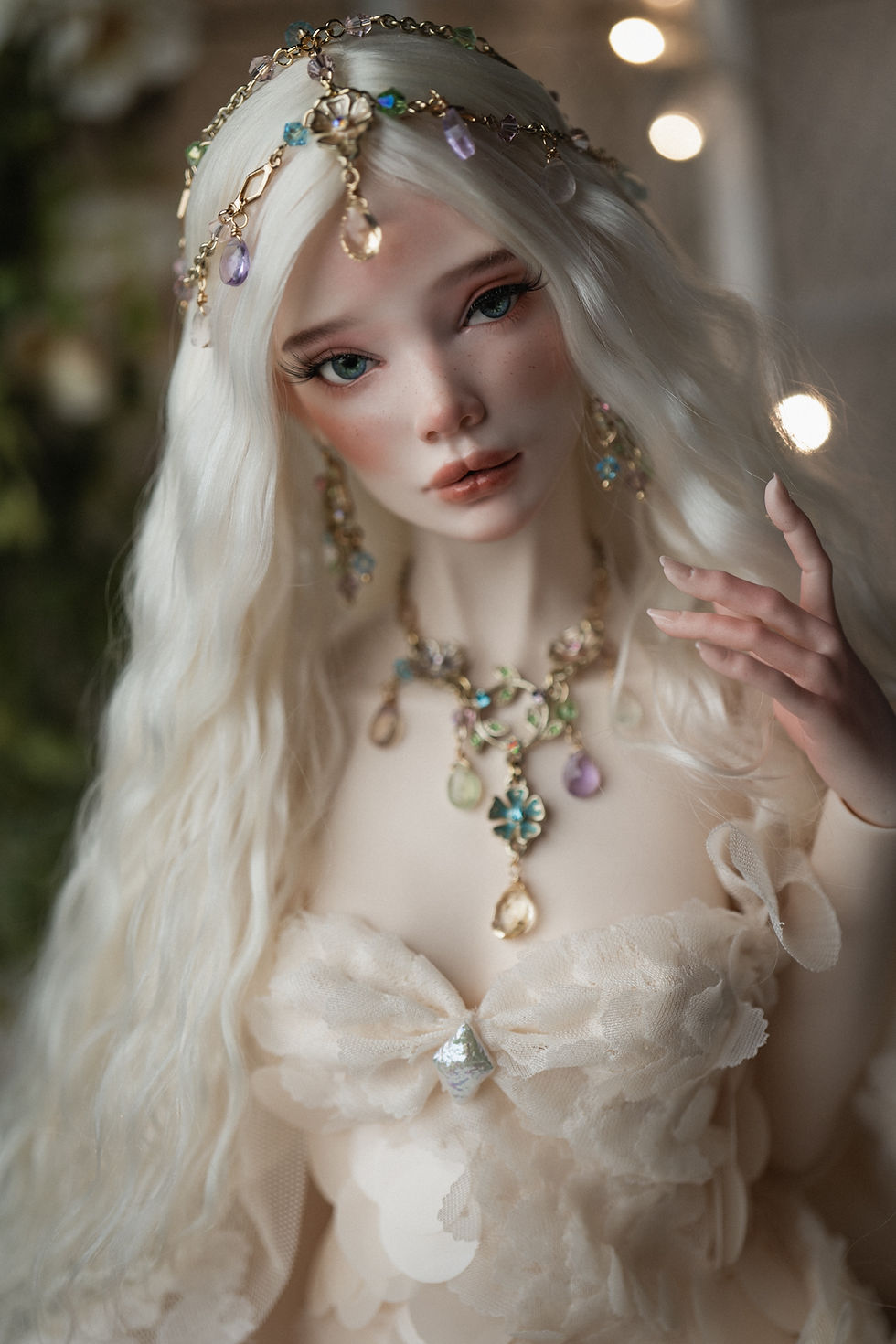 Thumbnail: OOAK Jewelry Set "Ethereal Bloom"
