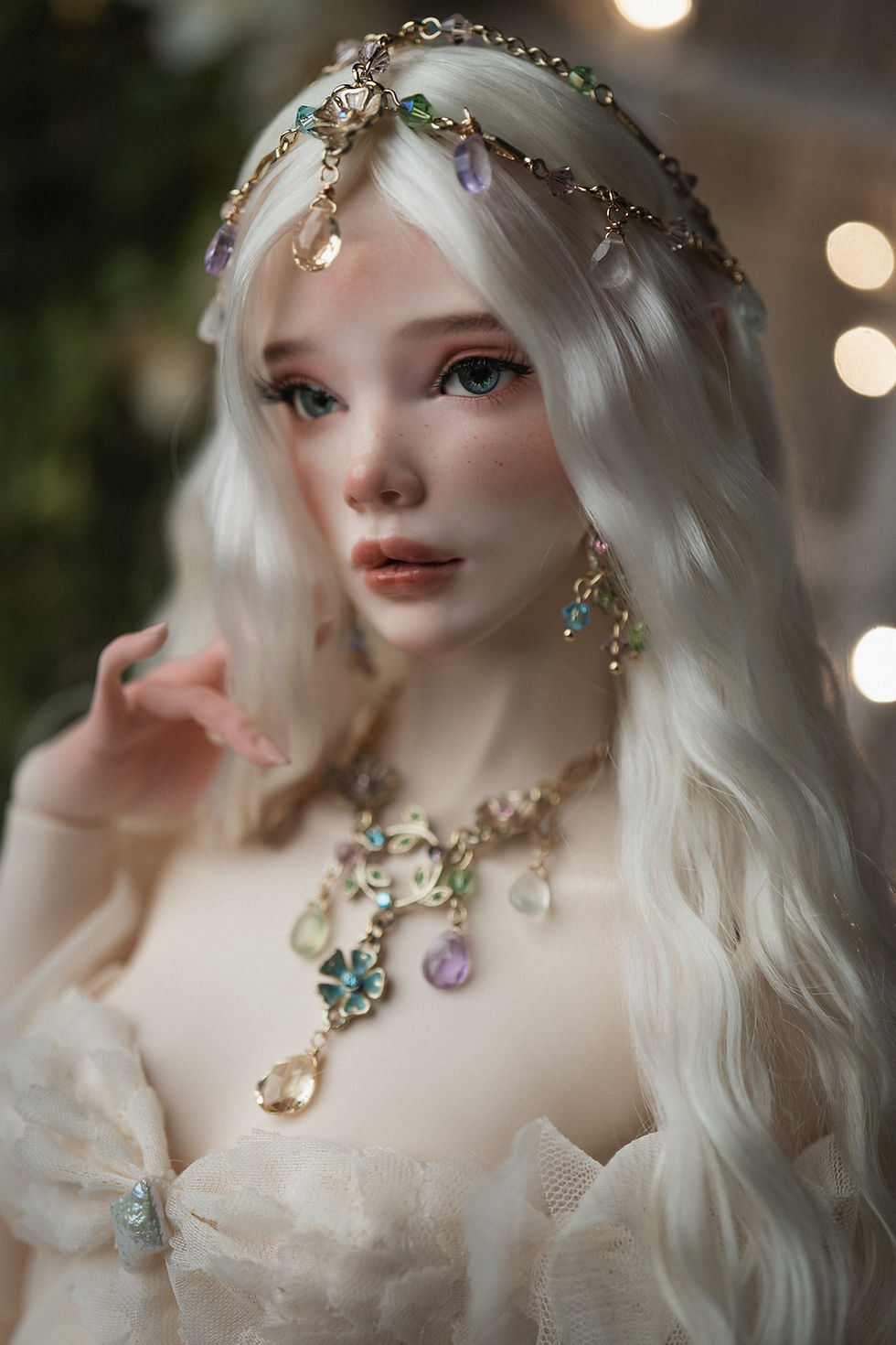 Thumbnail: OOAK Jewelry Set "Ethereal Bloom"