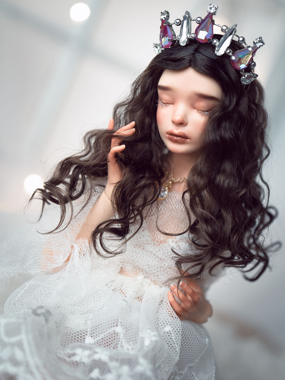 Thumbnail: Amethyst Prism (fashion doll tiara)