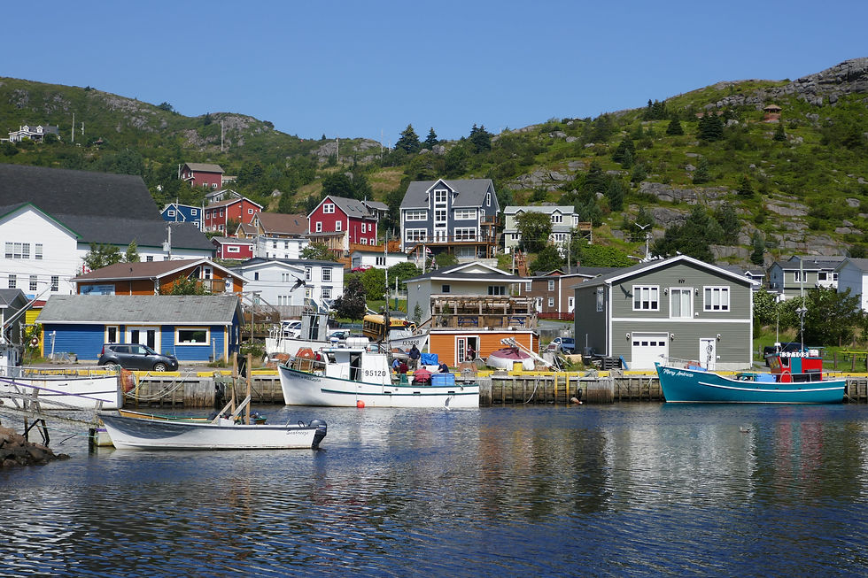 Vue de Petty Harbour à Maddox Cove situé à Terre-Neuve