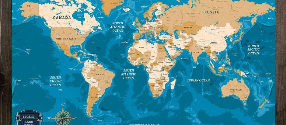 How to Showcase Your Adventures with Creative Wall Maps