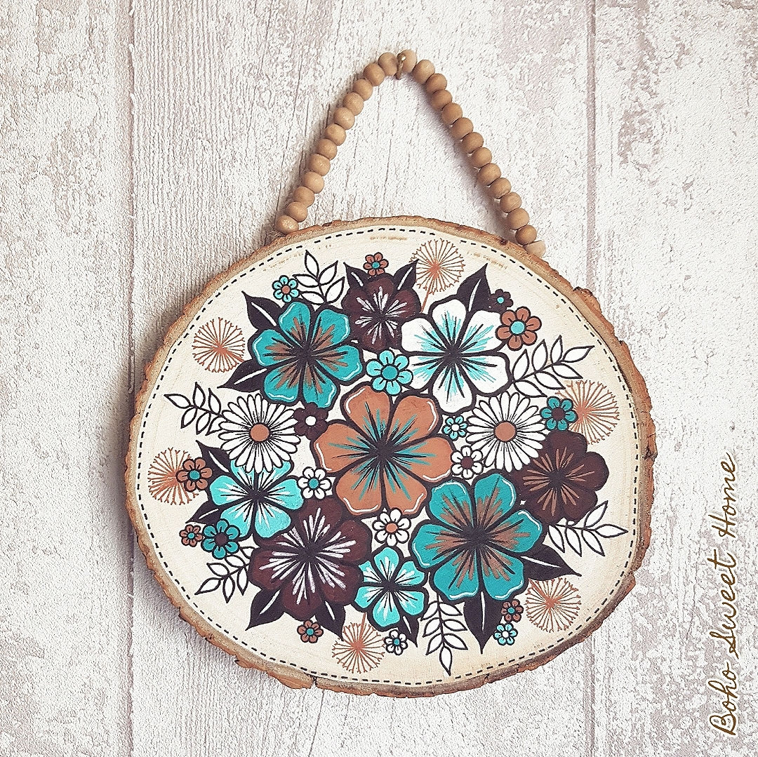 Rondin fleuri ∅20cm ✦ 𝐑𝐀𝐈𝐇𝐀𝐈