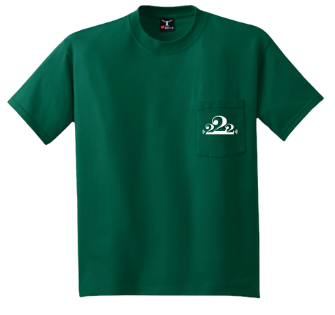 Pocket T-Shirt Deep Forrest Green | 2twenty2tavern