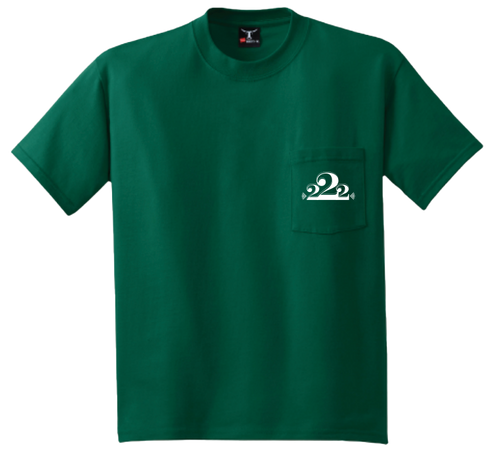 Pocket T-Shirt Deep Forrest Green | 2twenty2tavern