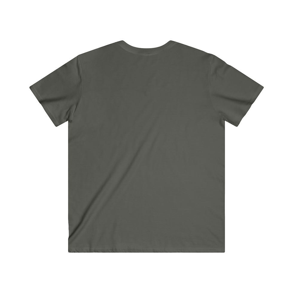 Thumbnail: Indigenous Land Acknowledgment Men's Fitted V-Neck Short Sleeve Tee