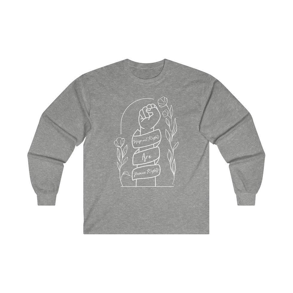 Thumbnail: Migrant Rights Ultra Cotton Long Sleeve Tee