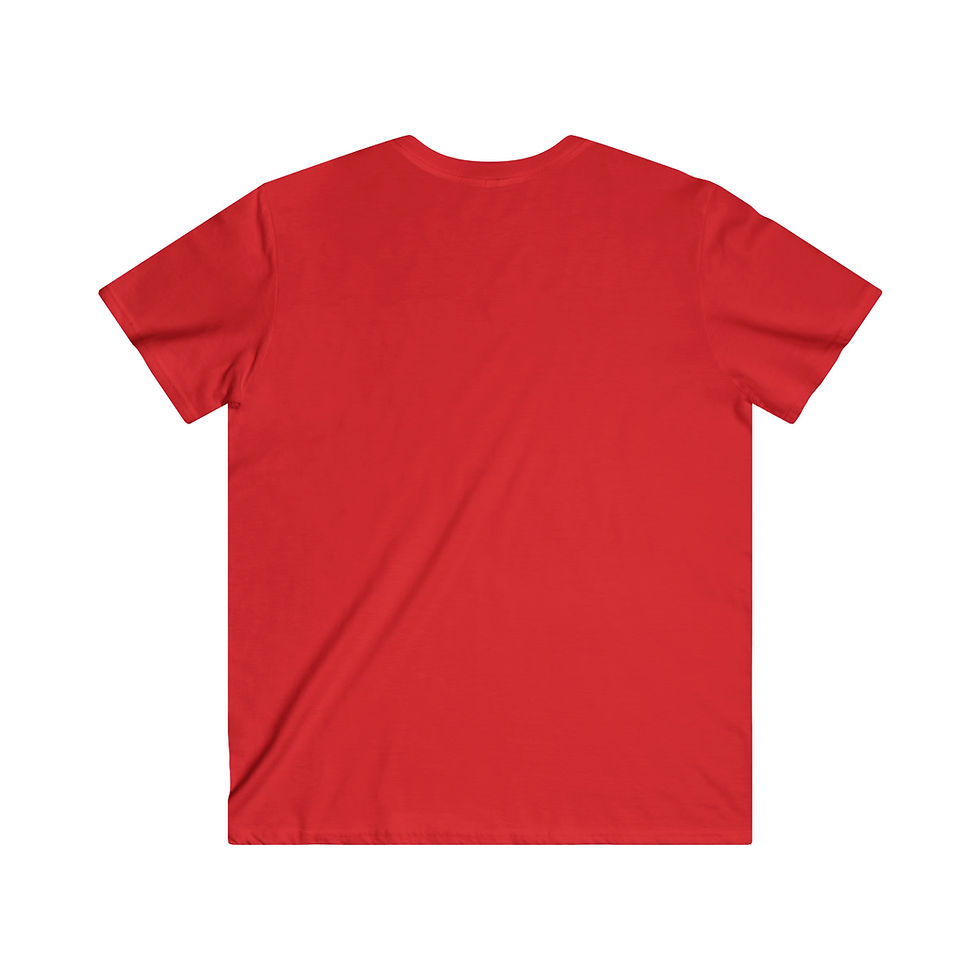 Thumbnail: Indigenous Land Acknowledgment Men's Fitted V-Neck Short Sleeve Tee