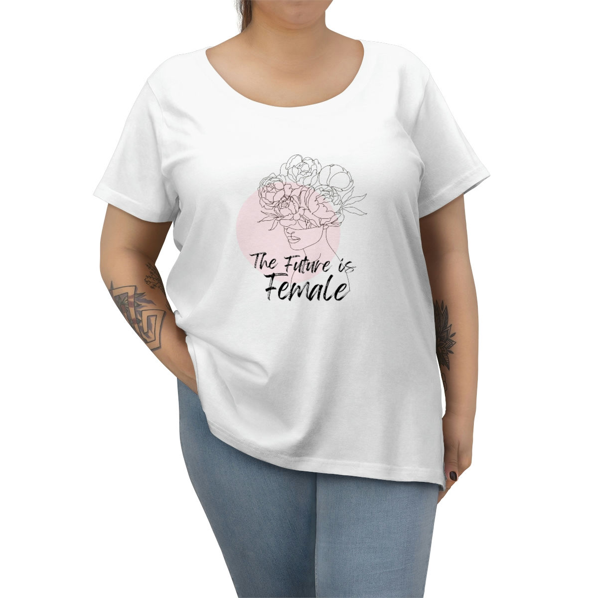 The Future Is Female Women's Curvy Tee