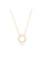  Gargantilha em ouro amarelo 18kt e brilhantes shizen