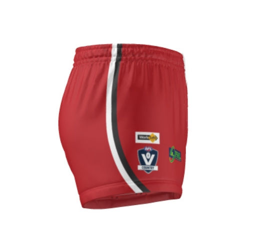 Thumbnail: RED PLAYING SHORTS - ADULTS