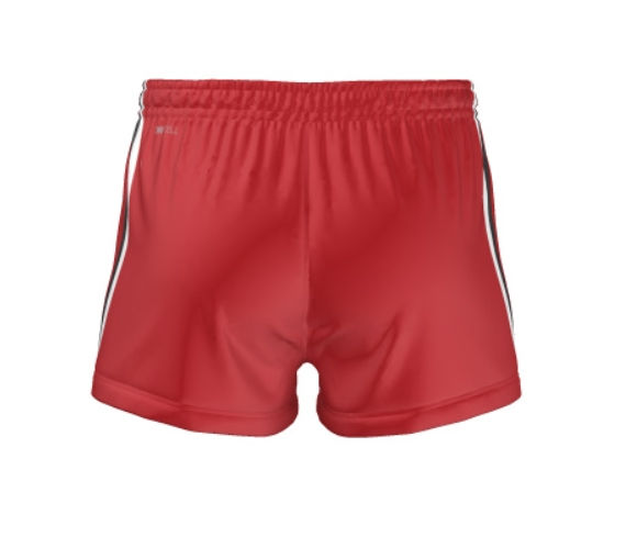 Thumbnail: RED PLAYING SHORTS - ADULTS