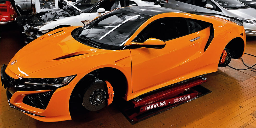 Honda Nsx in lavorazione