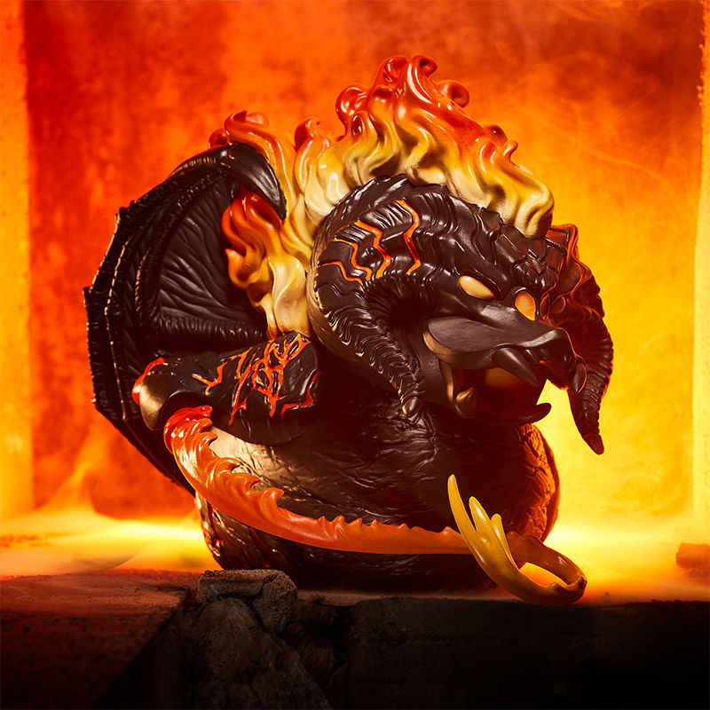 Thumbnail: Arglwydd y Modrwyau Balrog Cawr TUBBZ Cosplaying Hwyaden Collectible