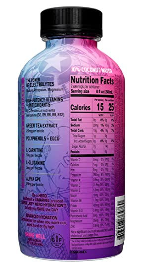 Thumbnail: Arizona x Marvel Super LXR Hero Hydration Açaí Blueberry - 16fl.oz (473ml)