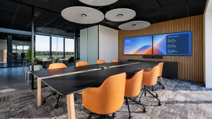 Booking, sensors and AV: what technology adds to a design-led workplace