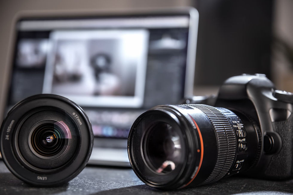 Eye-level view of a serene lakeside landscape