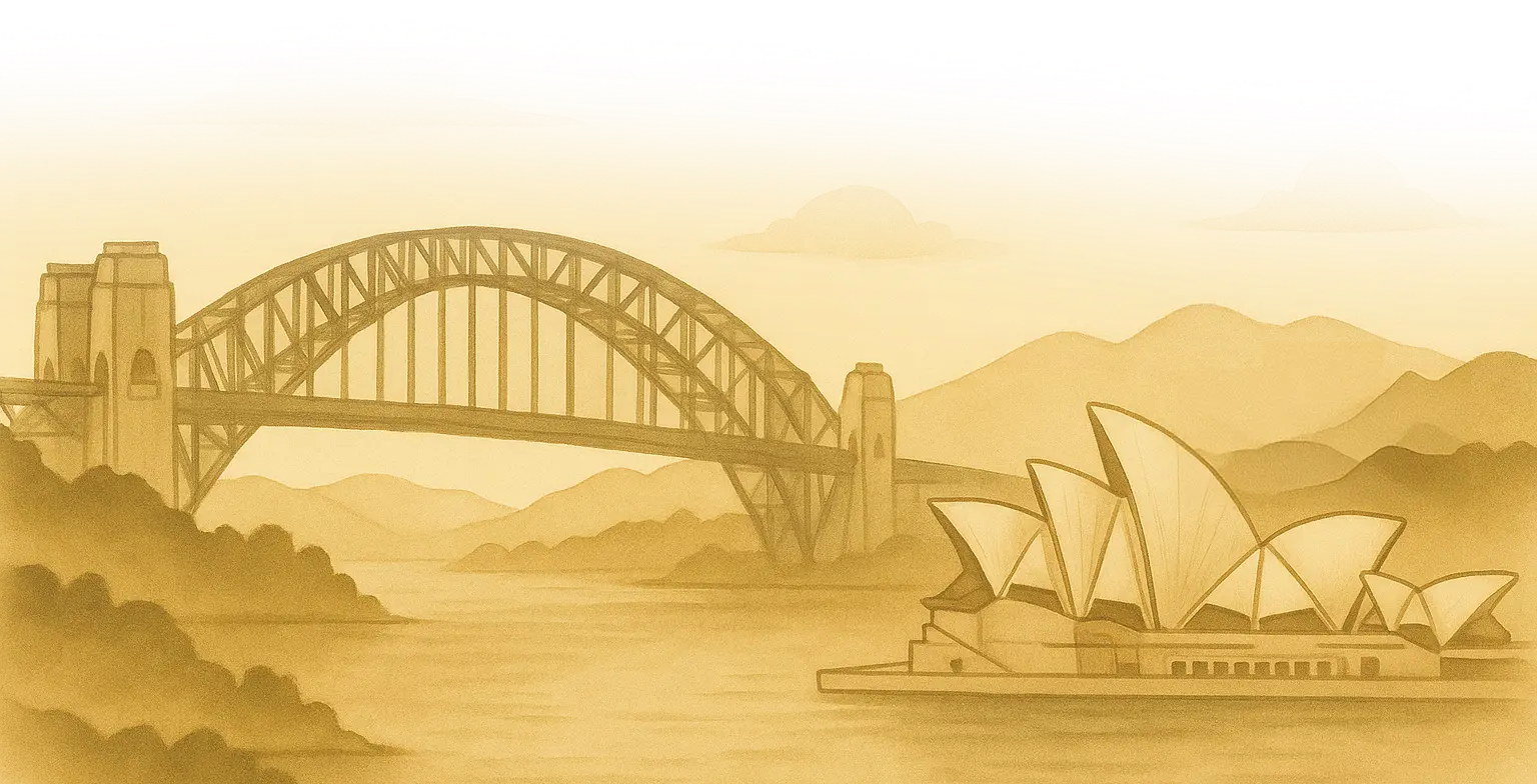 Sydney Harbour Bridge and Opera House
