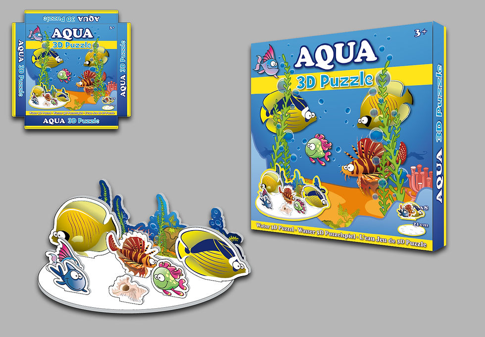 puzzle 3d aqua