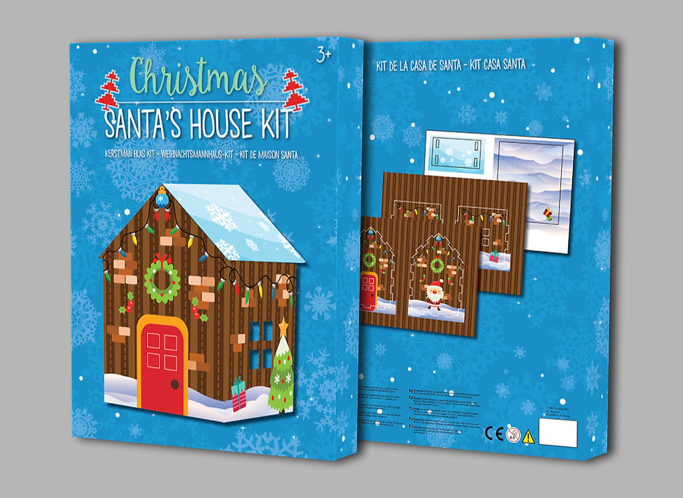 christmas santa's house kit