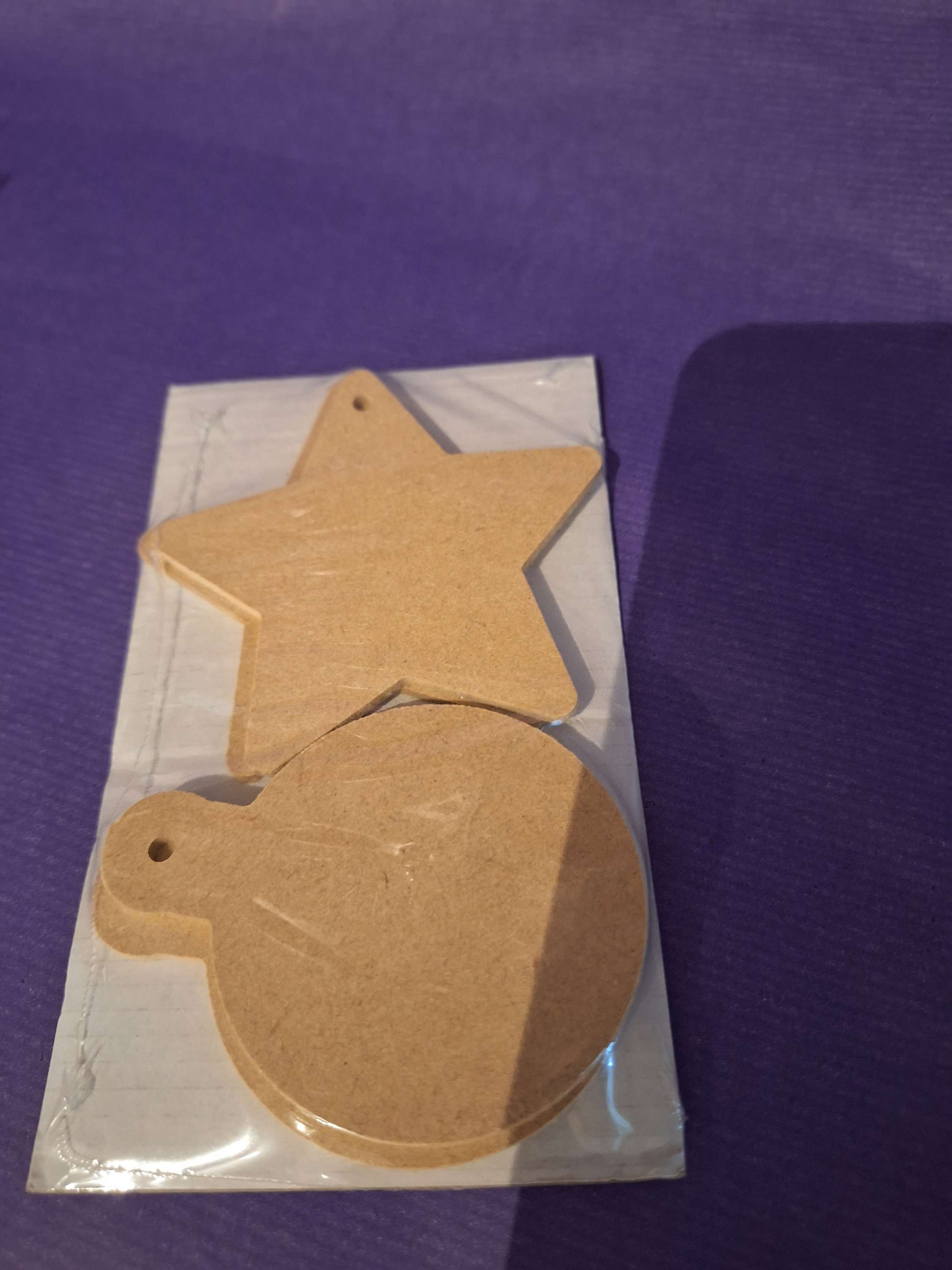 Mdf Anhänger Sterne