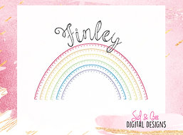 Blanket Stitch Rainbow