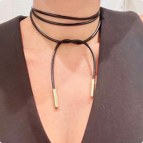 Thumbnail: Cord Necklace | Rope Necklace | Wrap Bracelet | Rope Necklace | Wrap Necklace |