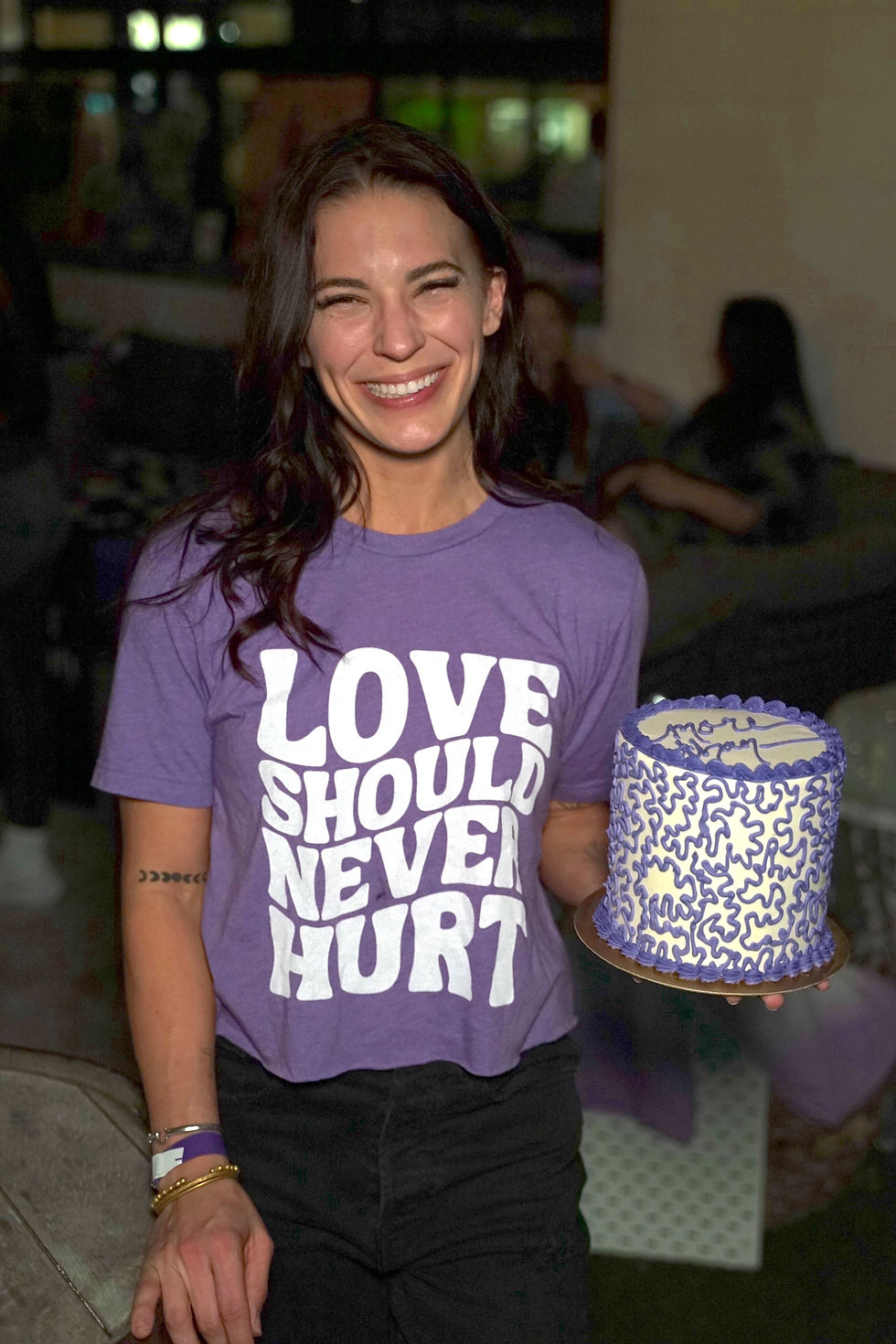 Chynna at More Than event for Domestic Violence awareness 