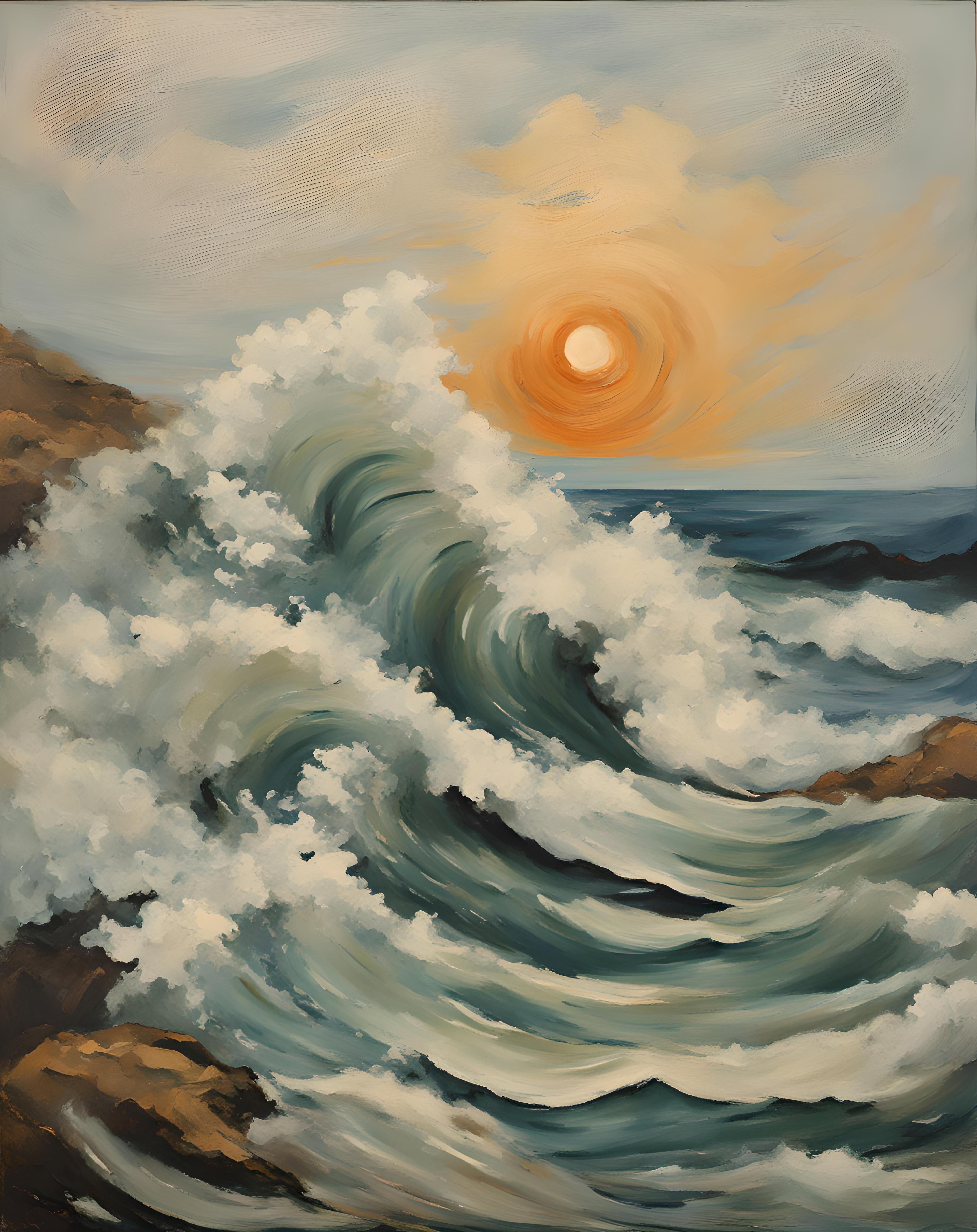 Sunset Tidal Majesty