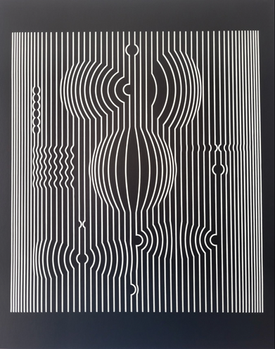 Victor Vasarely (1906-1997) - Manipur - Vasarely - tirage rare et épuisé