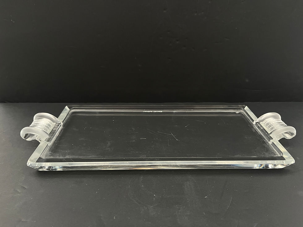 Thumbnail: Plateau Lalique en cristal