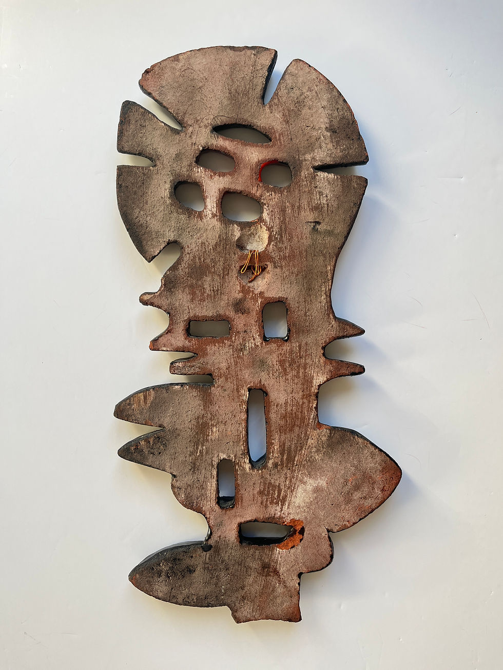 Thumbnail: Plaque en céramique émaillée de Paul Vermeire ( 1928-1974 ) pour Perignem