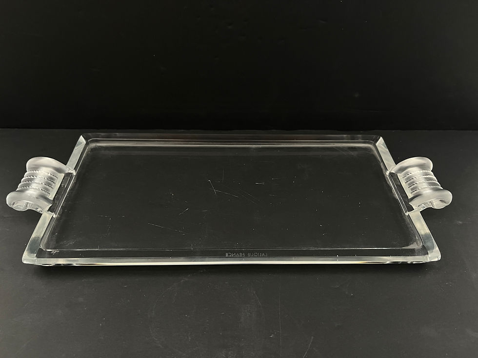Thumbnail: Plateau Lalique en cristal