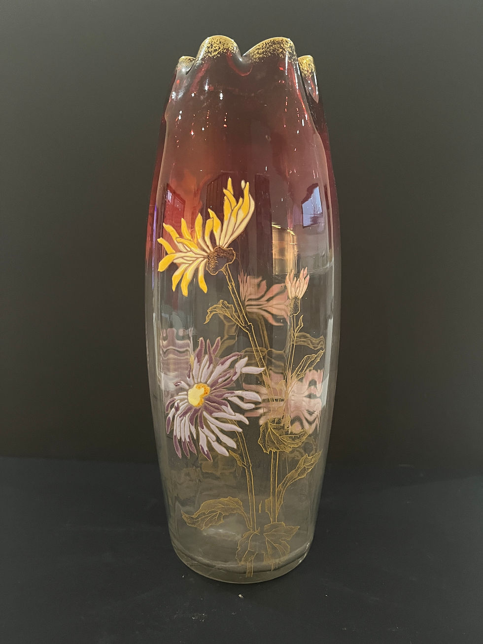 Thumbnail: Grand vase modèle Olga de  François Théodore Legras (1839-1916).