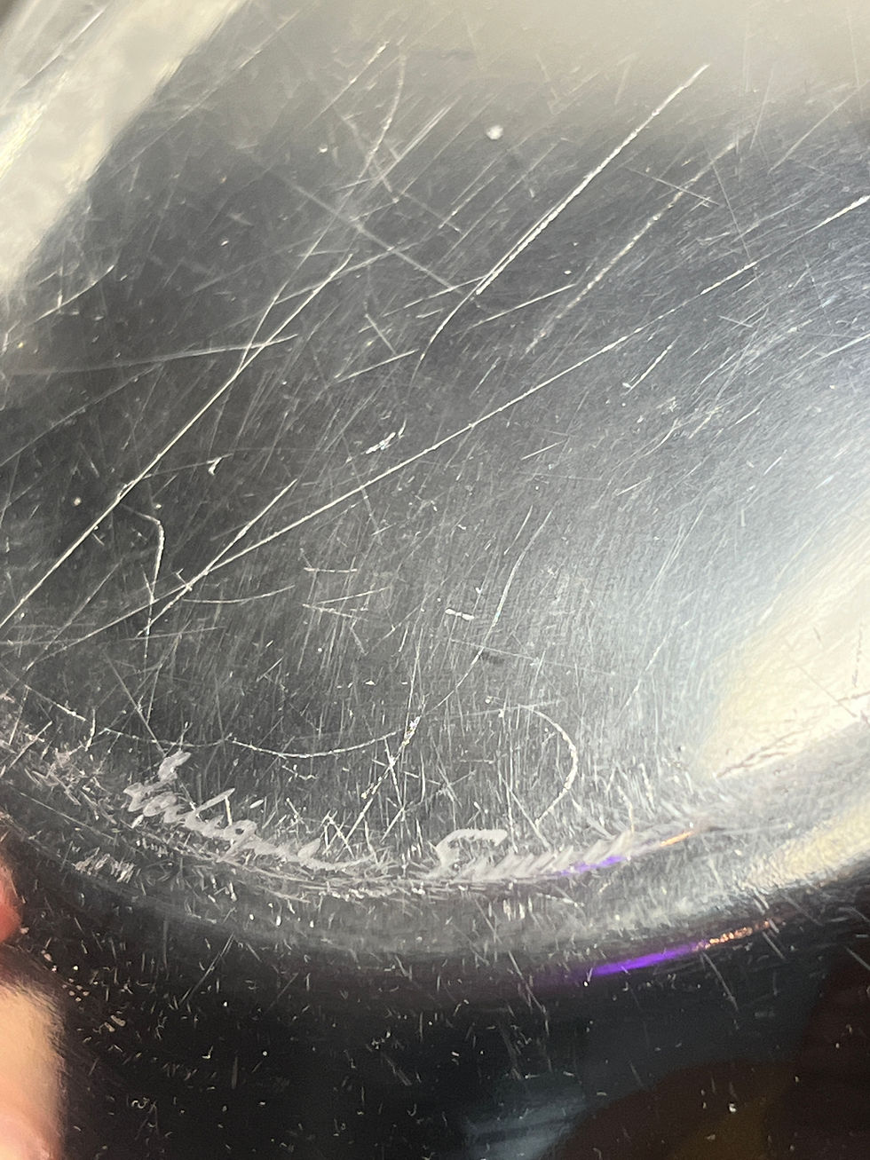 Thumbnail: Large Lalique crystal bowl “Chantilly” model